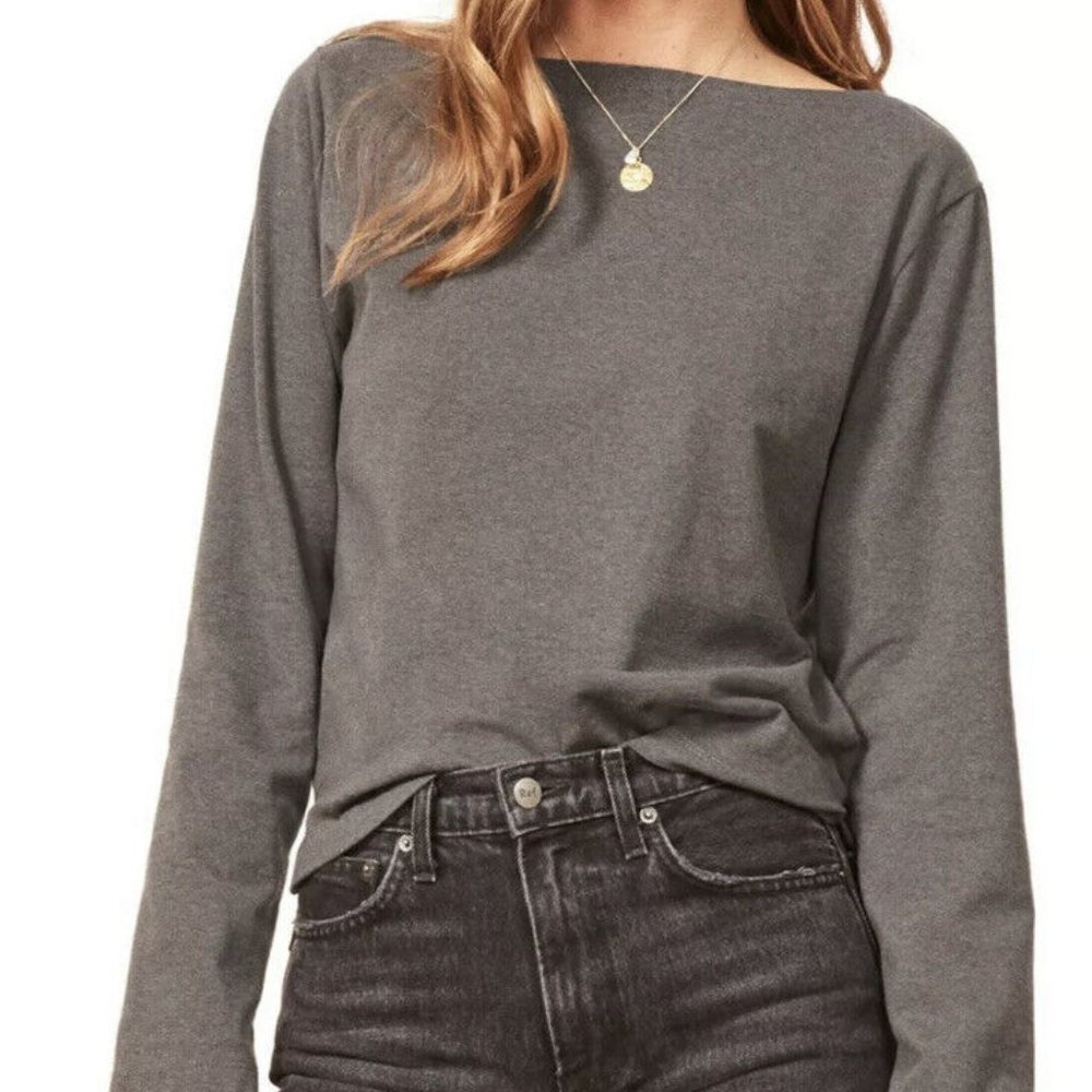 Reformation Long Sleeve Sailor Tee